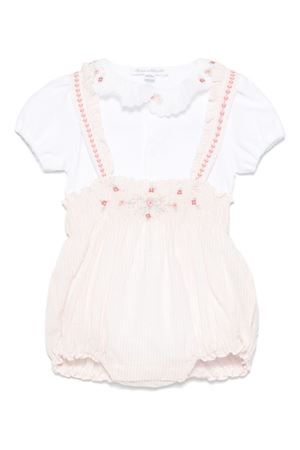 pink cotton salopette TARTINE ET CHOCOLAT KIDS | CA3707031